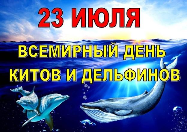 Всемирный день китов и дельфинов